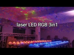 انخفاض الطاقة 25W أدى تأثير الضوء RGB DJ أضواء المسرح لإضاءة مسرح المسرح الداخلي