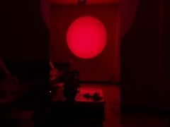 ضوء الملف التشريحي البيضاوي 200 واط RGBW 4in1