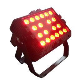 20PCS 15W RGBWA 5 في 1 في الهواء الطلق بقيادة ضوء الاسمية IP65 الاسمية الخفيفة لمرحلة في الهواء الطلق