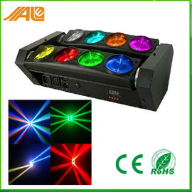 8PCS 10W RGBW 4 في 1 بقيادة العنكبوت شعاع تتحرك أضواء رئيس للديسكو