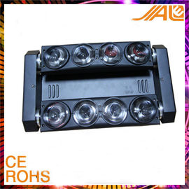 8PCS 10W RGBW 4 في 1 بقيادة العنكبوت شعاع تتحرك أضواء رئيس للديسكو