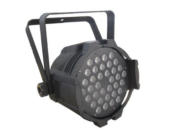 أحداث PAR LED يمكن أن الصمام الاضواء ضوء الأشعة فوق البنفسجية 36 × 3W DMX الأشعة فوق البنفسجية الأسود