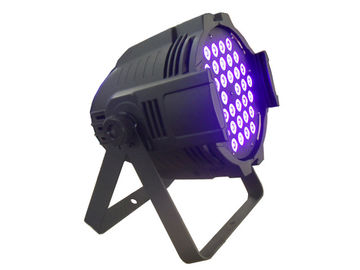 أحداث PAR LED يمكن أن الصمام الاضواء ضوء الأشعة فوق البنفسجية 36 × 3W DMX الأشعة فوق البنفسجية الأسود
