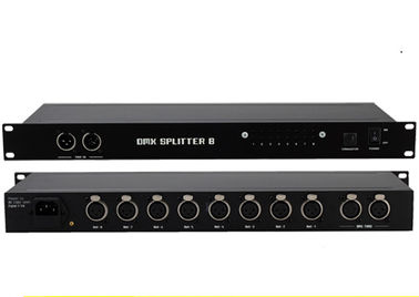 8 السوداء طريقة DMX512 ضوء المراقب المالي لالإنارات المهنية 90V-240V