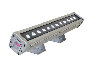 12p جيم 4W RGBW الخطي أدى الجدار غسالة الضوء أدى الجدار غسالات DMX512 4 / 8CH