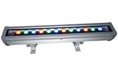 12p جيم ماء 1W أدى الجدار غسل ضوء DMX512 عالية السطوع الألومنيوم
