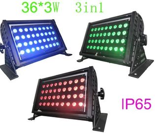 36PCS 3W RGB Taicolor بقيادة المرحلة ضوء الفيضانات 110V-240V 108W بنفايات