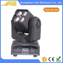 جديد 4PCS 10W 4in1 لبقيادة ميني نقل رئيس ضوء غسل تكبير الضوء دي جي أضواء