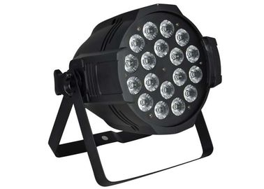18 × 15W LED الاسمية يمكن أن تضيء RGBWA 5 في 1 بقيادة الاسمية 64 الخفيفة / DJ أضواء المسرح DMX 512 مراقبة