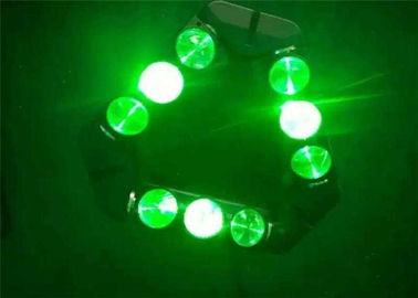 DMX512 100W العنكبوت شعاع نقل رئيس إضاءة 9 رؤساء أضواء AC 110-240V 50-60HZ