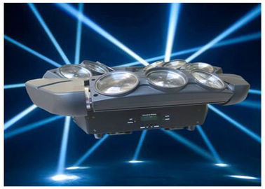 DMX512 100W العنكبوت شعاع نقل رئيس إضاءة 9 رؤساء أضواء AC 110-240V 50-60HZ