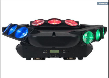 DMX512 100W العنكبوت شعاع نقل رئيس إضاءة 9 رؤساء أضواء AC 110-240V 50-60HZ