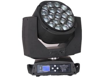 النحل العين بقيادة نقل رئيس تكبير الحدث الضوء 19PCS 12W RGBW 4 in1 و