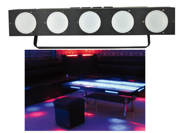 محفظة 5pcs RGBW الصمام مصفوفة الإضاءة 200W مع DMX512 بليندر ضوء CE &amp; بنفايات