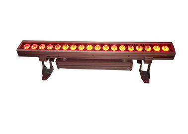 عالية التجويف 6 في 1 18PCS أدى الجدار غسل ضوء X 18W مقاوم للماء
