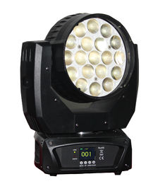 540°Pan 270°Tilt 19pcs 12W RGBW 4in1 LED متحرك رأس الضوء زوم غسل متحرك رأس الضوء