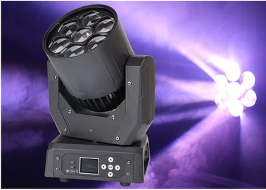 كامل اللون أدى نقل رئيس ضوء المرحلة DJ 22/50 CH DMX512 7 * 20W LED بقعة مصباح