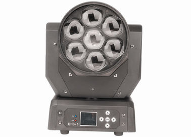 كامل اللون أدى نقل رئيس ضوء المرحلة DJ 22/50 CH DMX512 7 * 20W LED بقعة مصباح