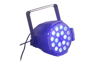 RGBWA 18PCS LED الاسمية هل يمكن أضواء 300W 6/10 قناة غسل الخفيفة الاسمية