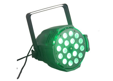 RGBWA 18PCS LED الاسمية هل يمكن أضواء 300W 6/10 قناة غسل الخفيفة الاسمية
