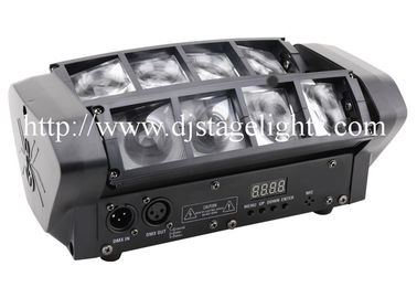 8 × 10 W ليد متحرك رئيسي مرحلة ضوء 80 W رغبو عنكبوت حزب إنارة