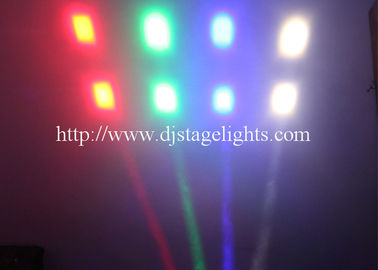 8 × 10 W ليد متحرك رئيسي مرحلة ضوء 80 W رغبو عنكبوت حزب إنارة