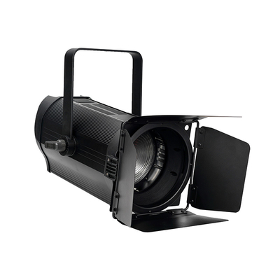 ضوء المسرح 200 واط Fresnel Spot 3200k + 5600k Fresnel أضواء أسود