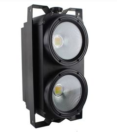 100W / 200W COB LED 2 عيون جمهور أضواء بليندر DMX دافئ أبيض