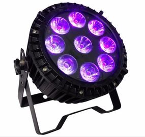 6 / 10CH 110 - 240V LED في الهواء الطلق Par 0 - 100٪ Linear Linear Dimming