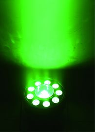 اللون خلط DMX RGB داخلي LED شقة الاسمية الخفيفة 9 * 3W +1 * 30W IP20