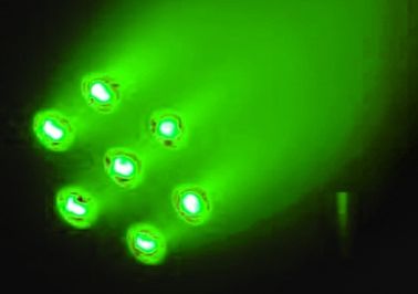 أضواء LED المهنية المرحلة الاسمية يمكن أن يكون ، 7pcs 12W RGB LED Flat Par