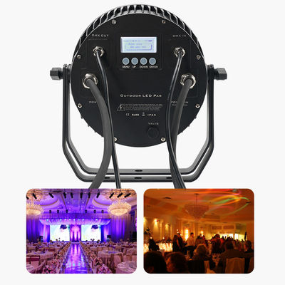18pcs 12W IP65 مضاد للماء في الخارج LED Par للأحداث RGBWA UV 6in1