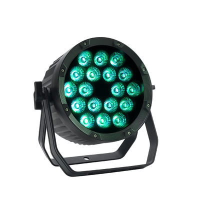 18pcs 12W IP65 مضاد للماء في الخارج LED Par للأحداث RGBWA UV 6in1
