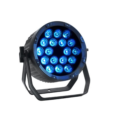 18pcs 12W IP65 مضاد للماء في الخارج LED Par للأحداث RGBWA UV 6in1
