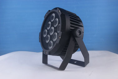 9 قطع 12W في الهواء الطلق LED الاسمية مع DMX512 ماستر مراقبة الرقيق 6/9 القنوات