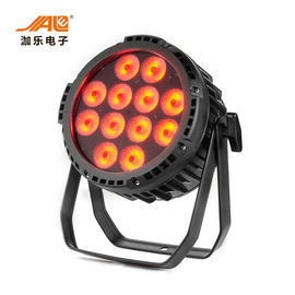 12PCS RGBWA + الأشعة فوق البنفسجية بطارية مسطحة الصمام الاسمية ضوء الصوت وضع التحكم النشط CRI 85