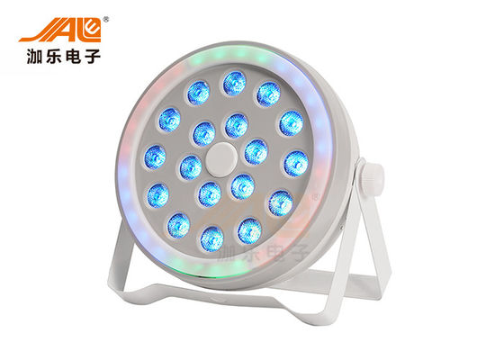 8 قنوات 18 وات أضواء المرحلة DJ RGB 3 في 1 LED شقة متساوية