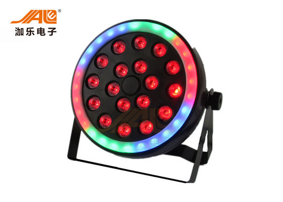 8 قنوات 18 وات أضواء المرحلة DJ RGB 3 في 1 LED شقة متساوية
