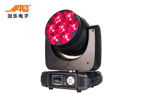 غسل 7x40w LED زوم متحرك الضوء غسل عالية الطاقة متحرك رأس الضوء