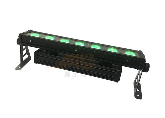 7pcs 30w 4in1 مقاومة للماء بيكسل نقطة التحكم غسل جدار شريط IP65 كل LED التحكم الفردي