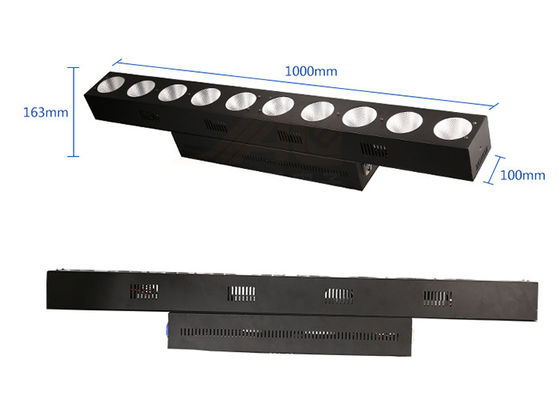 8 قنوات 10x10W COB RGB LED Wall Washer Light للمرحلة