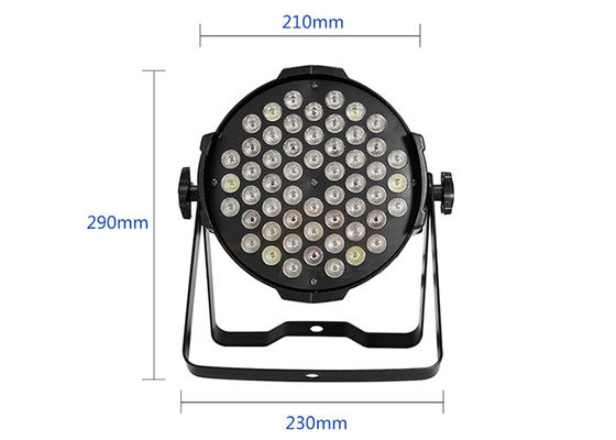 54x3w RGBW 3 في 1 LED Par يمكن أن يضيء بنسبة 100 ٪ الإلكترونية