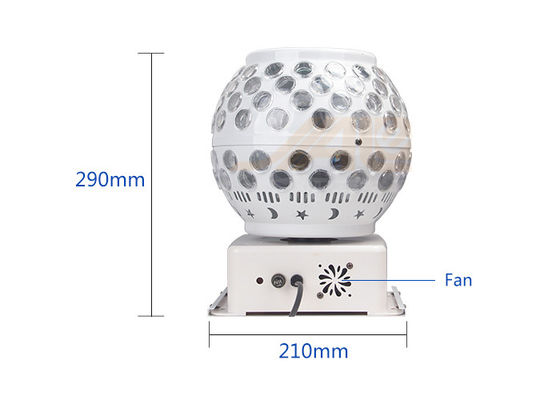 RGB 3 في 1 50W LED تأثير ديسكو أضواء المسرح كريستال ماجيك الكرة