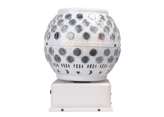RGB 3 في 1 50W LED تأثير ديسكو أضواء المسرح كريستال ماجيك الكرة