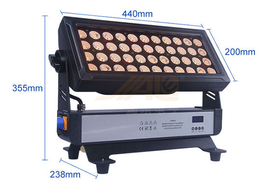 440W في الهواء الطلق ضوء الاسمية 44PCS LED ميني جدار جبل غسالة
