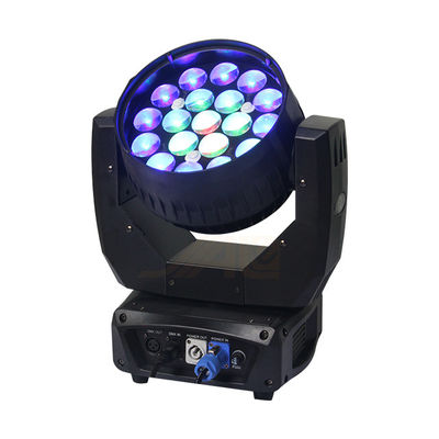 19 * 12W عدسة 8 ° LED ضوء متحرك رئيسي للملهى الليلي