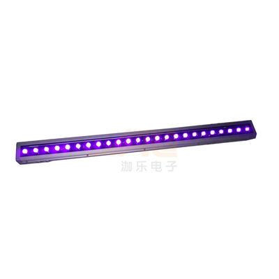 24 * 3W DMX مقاوم للماء UV RGB LED غسالة الجدار للعب الزفاف
