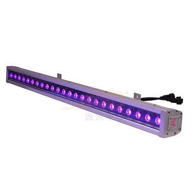 24 * 3W DMX مقاوم للماء UV RGB LED غسالة الجدار للعب الزفاف