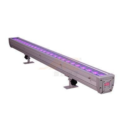 24 * 3W DMX مقاوم للماء UV RGB LED غسالة الجدار للعب الزفاف