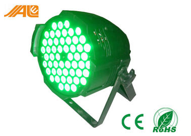 ارتفاع التجويف 54PCS 3W LED الاسمية يمكن أضواء الاسمية 64 إنارة متعدد الألوان DJ ضوء المرحلة 162W DMX 512 مراقبة CE &amp; بنفايات المصباح